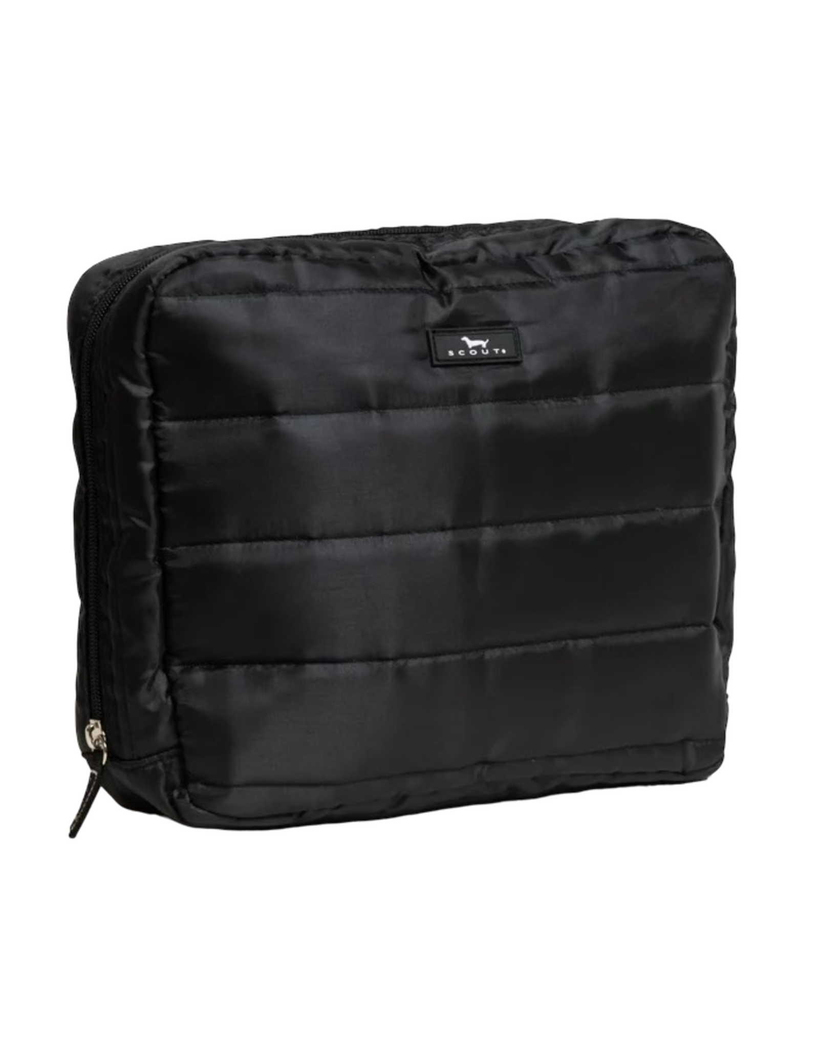 Scout Bags All-Inclusive Quilted Toiletry Bag Black Puffer