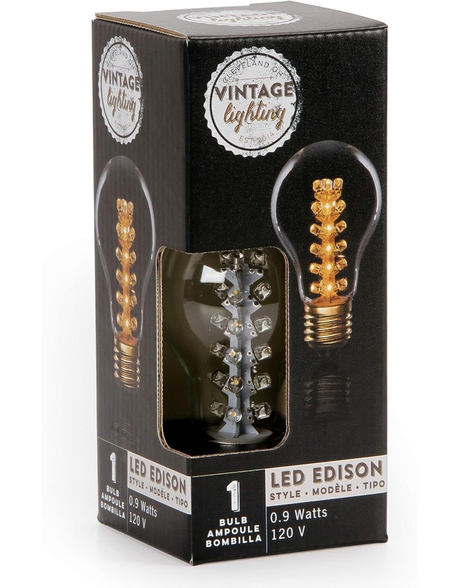 Cleveland Vintage Lighting Edison Style Light Bulb LED 1.7W E26 Base
