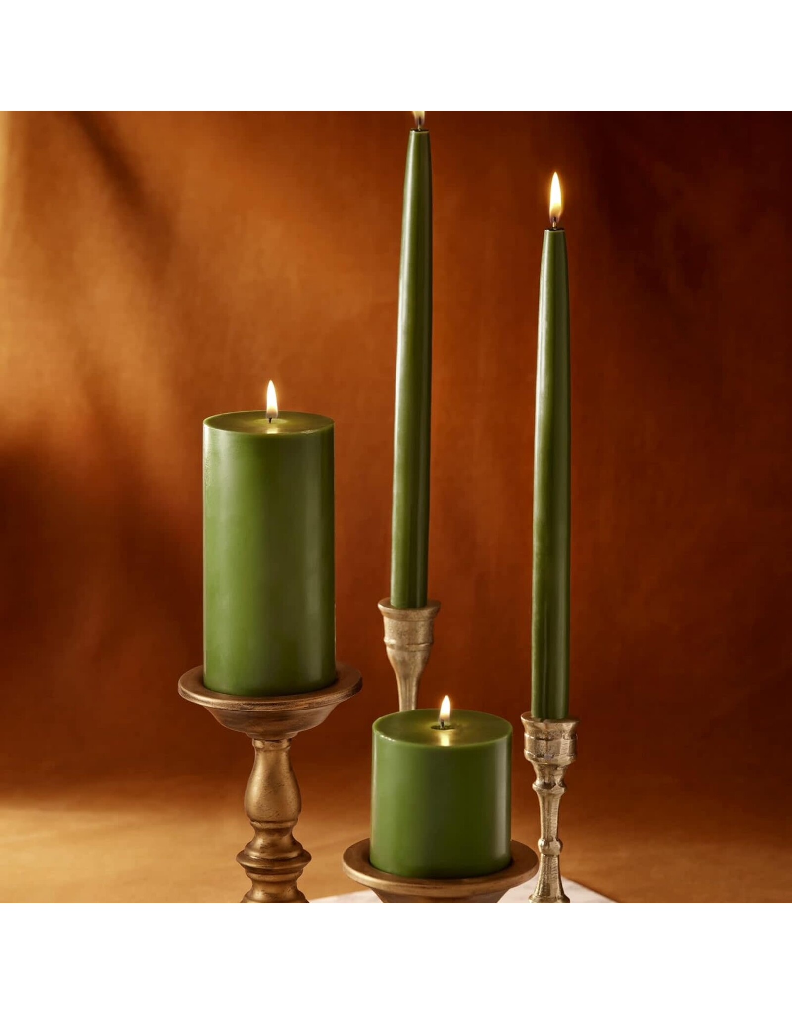Frasier Fir Taper Candles Set of 2 Green 12 Inch Tapers