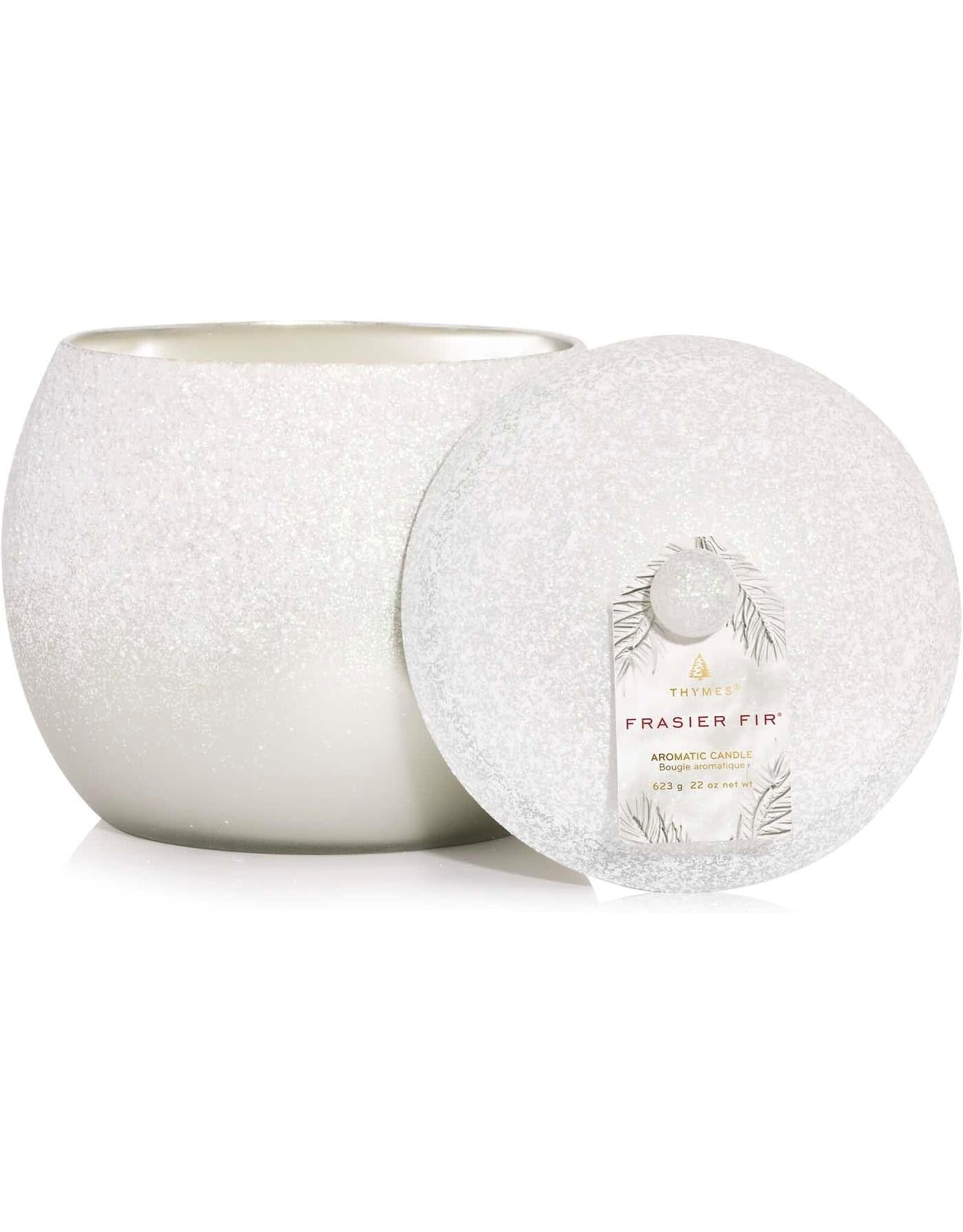 Frasier Fir Flocked Statement Candle 22oz