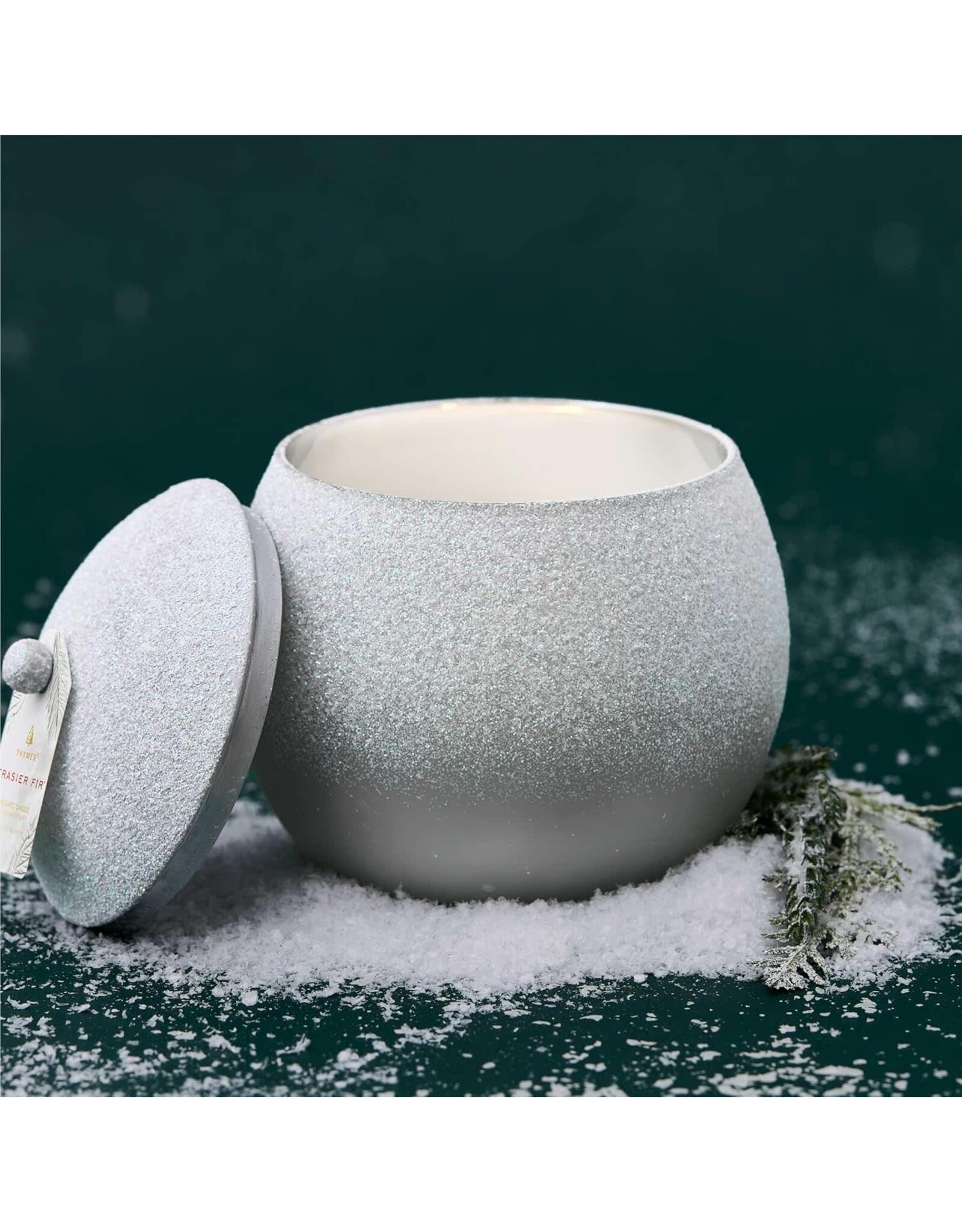 Frasier Fir Flocked Statement Candle 22oz