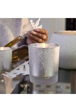Frasier Fir Candles 6.5oz Glass w Flocked Design