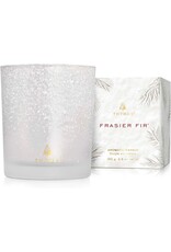 Frasier Fir Candles 6.5oz Glass w Flocked Design