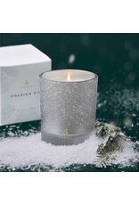 Frasier Fir Candles 6.5oz Glass w Flocked Design