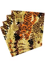 Caspari Paper Cocktail Napkins 20pk Wild Cats