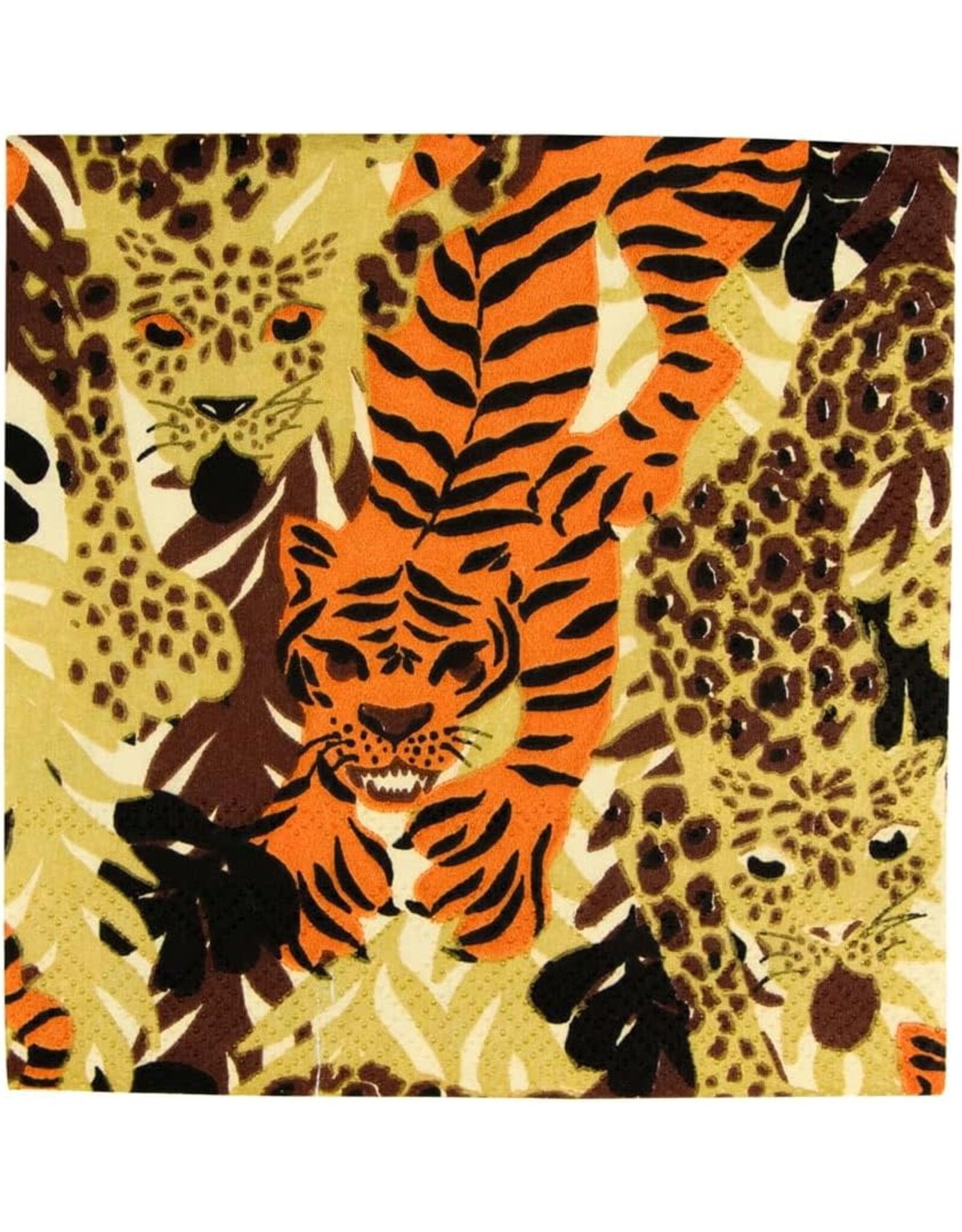 Caspari Paper Cocktail Napkins 20pk Wild Cats