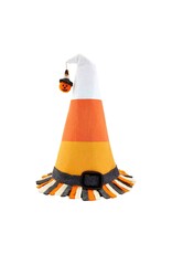 Mud Pie Halloween Decorative Candy Corn Witch Hat Sitter 14H