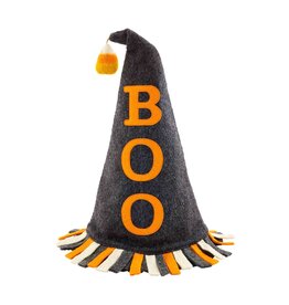 Mud Pie Halloween Decorative BOO Witch Hat Sitter 14H