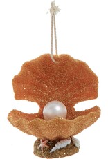 Kurt Adler Sand Sculpted Shell Christmas Ornament 3.5 Inch