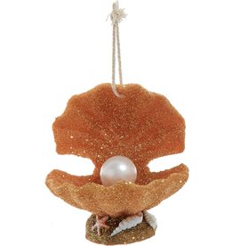 Kurt Adler Sand Sculpted Shell Christmas Ornament 3.5 Inch