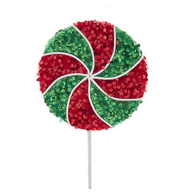 Kurt Adler Lollipop Pick in Red And Green 21 Inches
