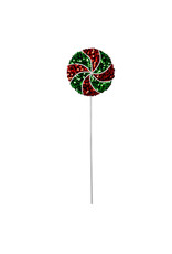 Kurt Adler Lollipop Pick in Red And Green 21 Inches