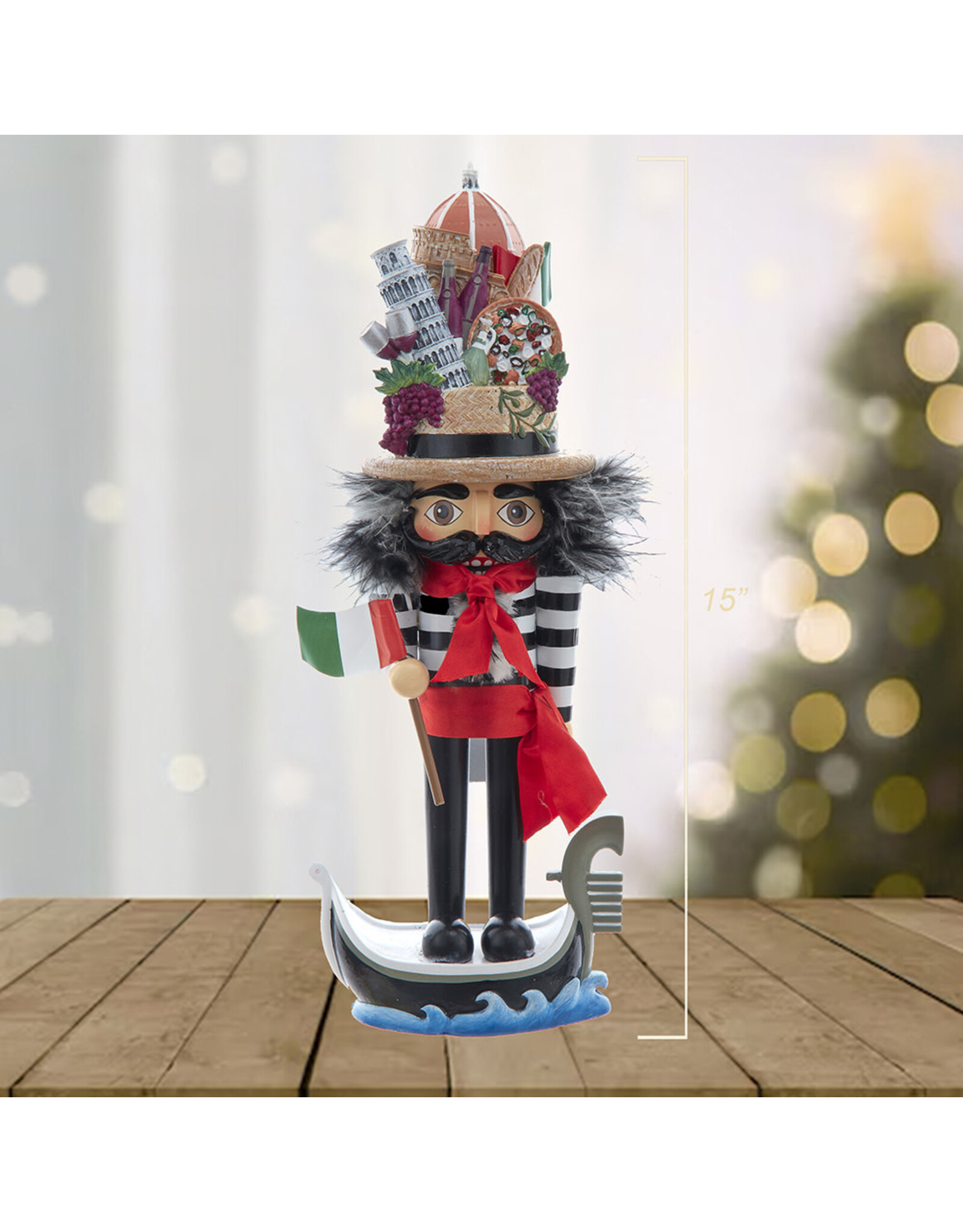 Kurt Adler Hollywood Nutcrackers Italy Nutcracker 15 Inch