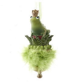 Kurt Adler Holly Hats Frog Prince Hat Ornament 6 Inch