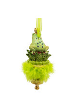 Kurt Adler Holly Hats Frog Prince Hat Ornament 6 Inch