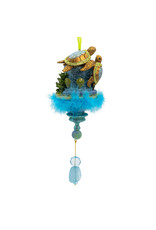 Kurt Adler Holly Hats Sea Turtles Ornament 10 Inch