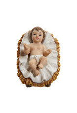 Kurt Adler Baby Jesus Miniature 2 Inch Figurine w Sacred Cradle Set