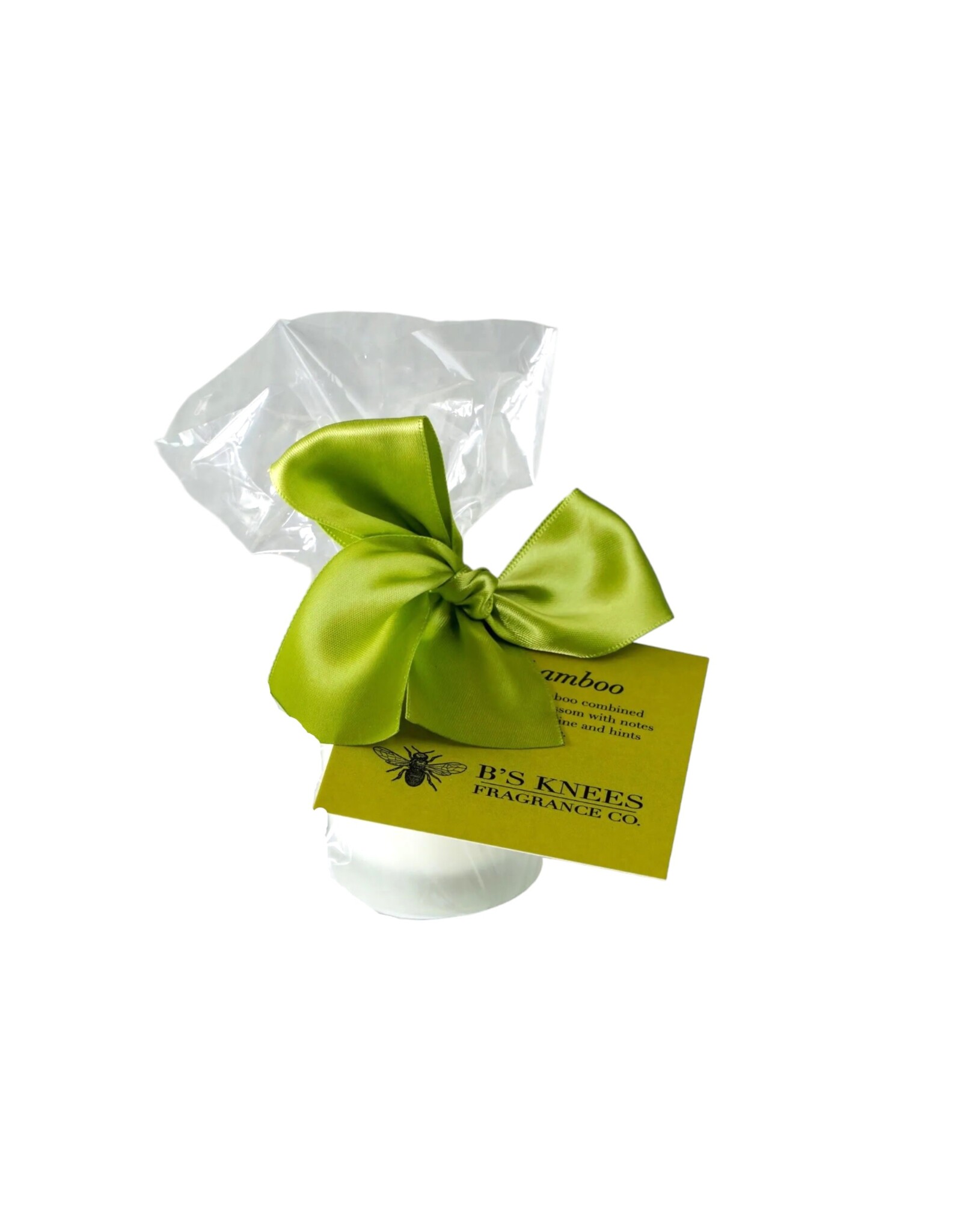 B's Knees Fragrance Candles Votive In White Glass | Fresh Bamboo Scent