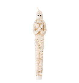 Mud Pie Halloween Taper Candles | Mummy Halloween Taper Candle 10 Inch