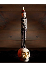 Mud Pie Halloween Taper Candles | Skeleton Halloween Taper Candle 10 Inch