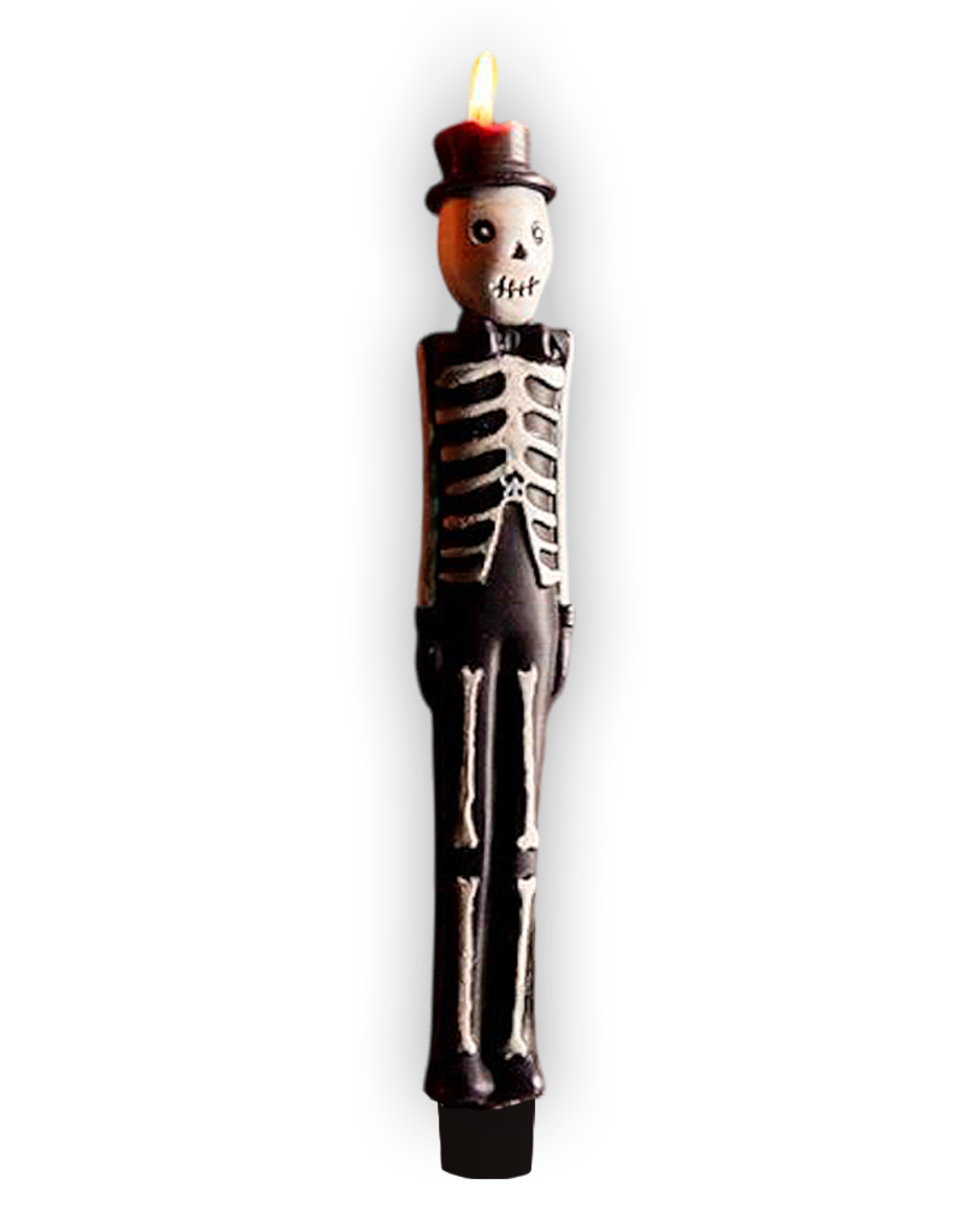 Mud Pie Halloween Taper Candles | Skeleton Halloween Taper Candle 10 Inch