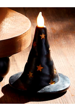 Mud Pie Halloween Flameless Candle Witch Hat Halloween Decoration