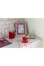 Mud Pie Christmas Santa Cocktail Napkins In Acrylic Napkin Holder Set