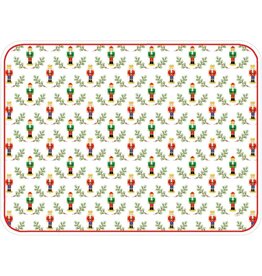 Caspari Christmas Paper Placemats 12pk Little Nutcracker
