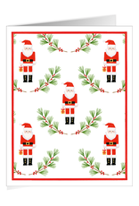 Caspari Boxed Christmas Cards 15pk Little Santas