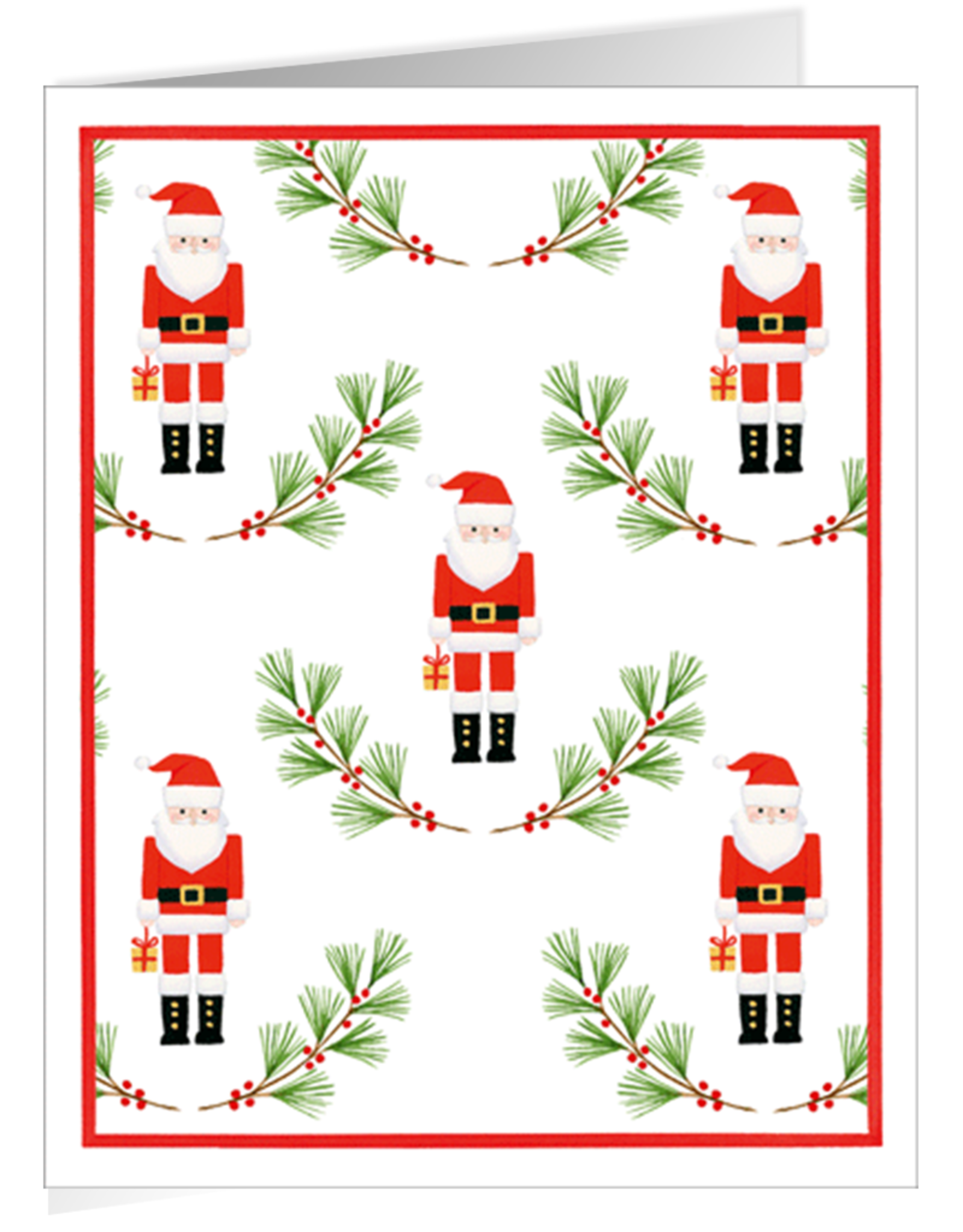 Caspari Boxed Christmas Cards 15pk Little Santas