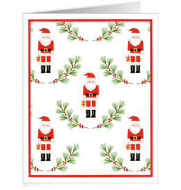 Caspari Boxed Christmas Cards 15pk Little Santas