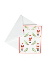 Caspari Boxed Christmas Cards 15pk Little Santas
