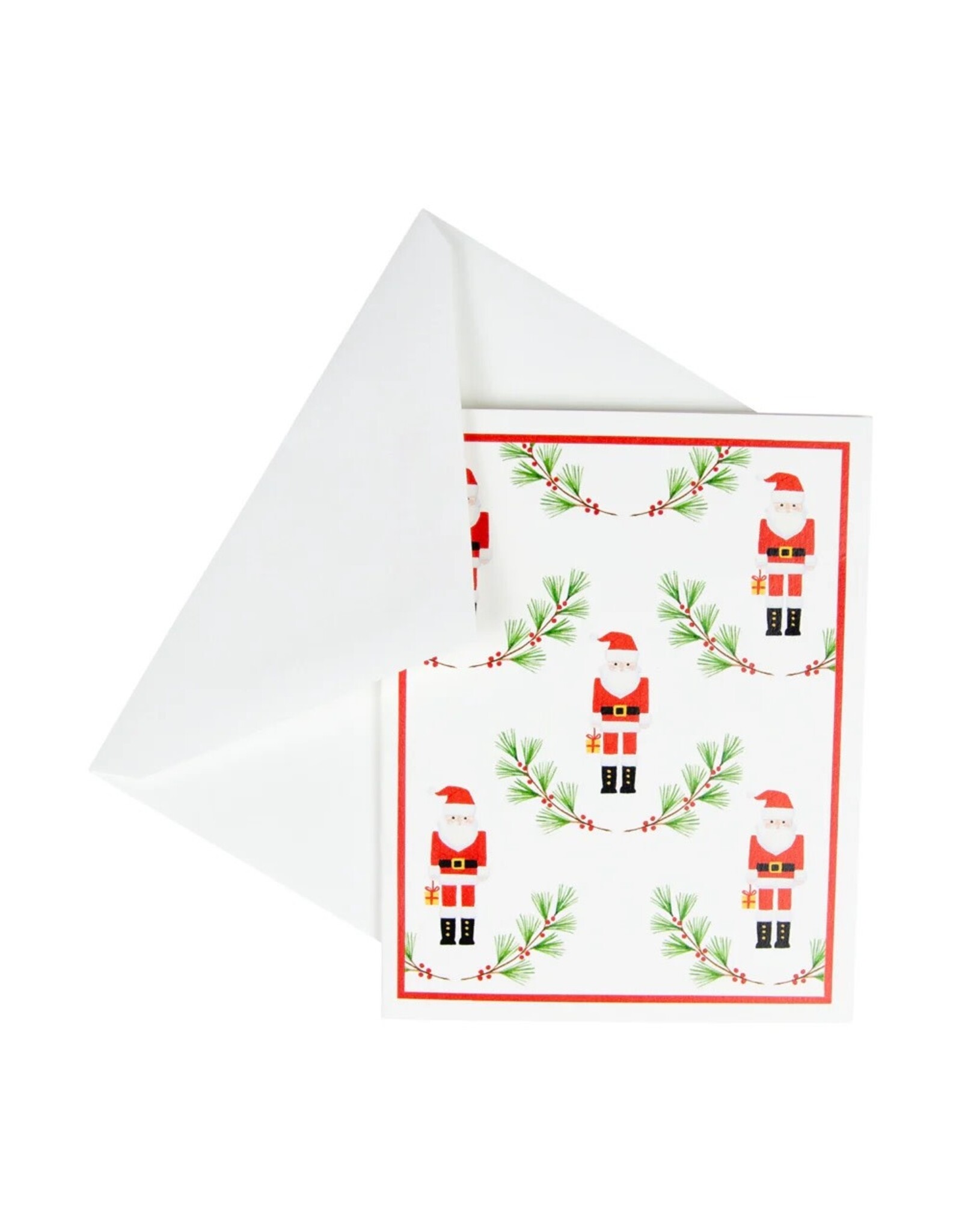 Caspari Boxed Christmas Cards 15pk Little Santas