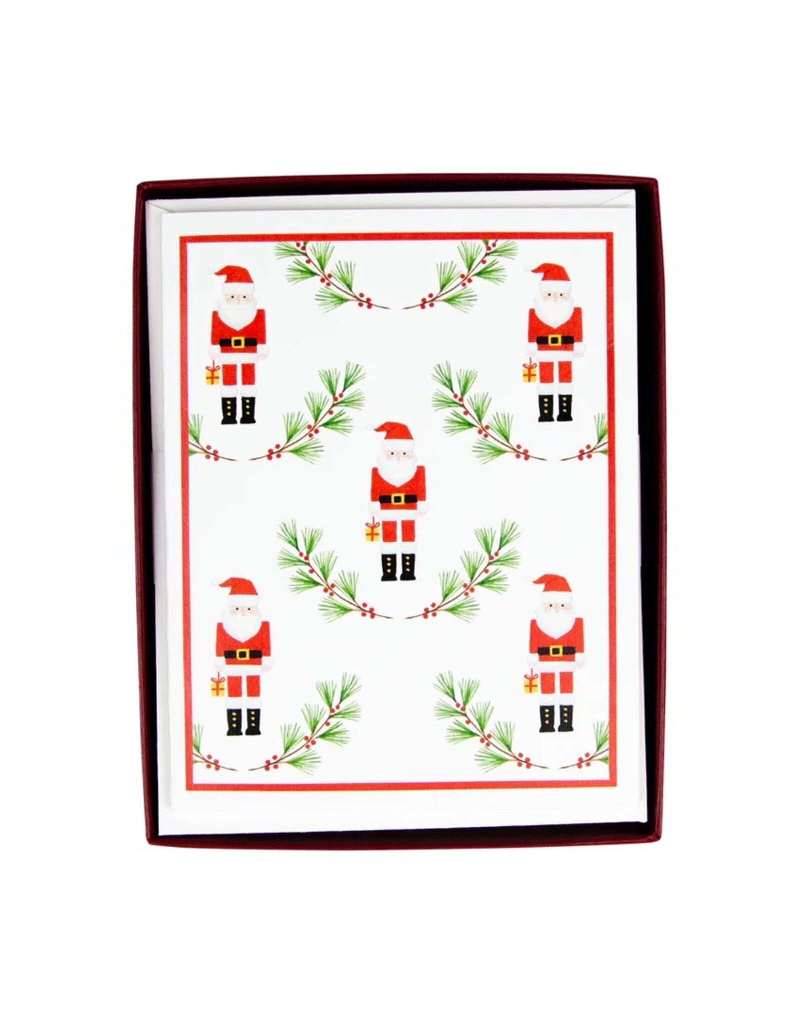 Caspari Boxed Christmas Cards 15pk Little Santas