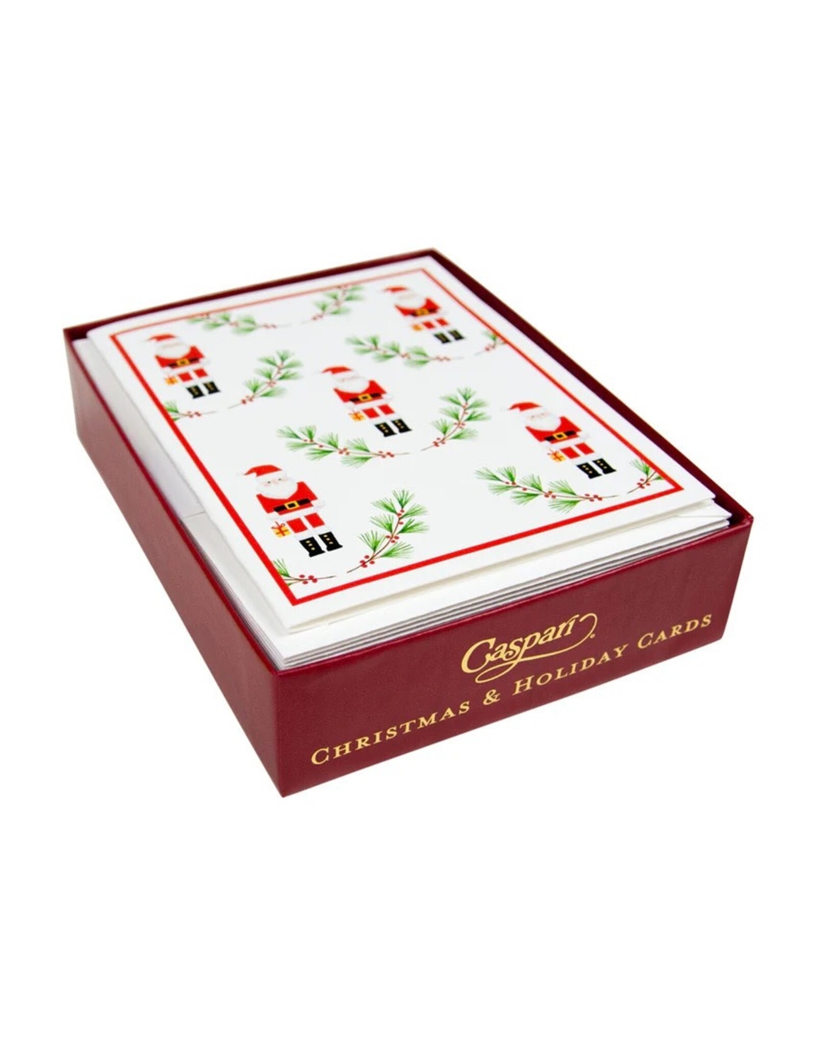 Caspari Boxed Christmas Cards 15pk Little Santas