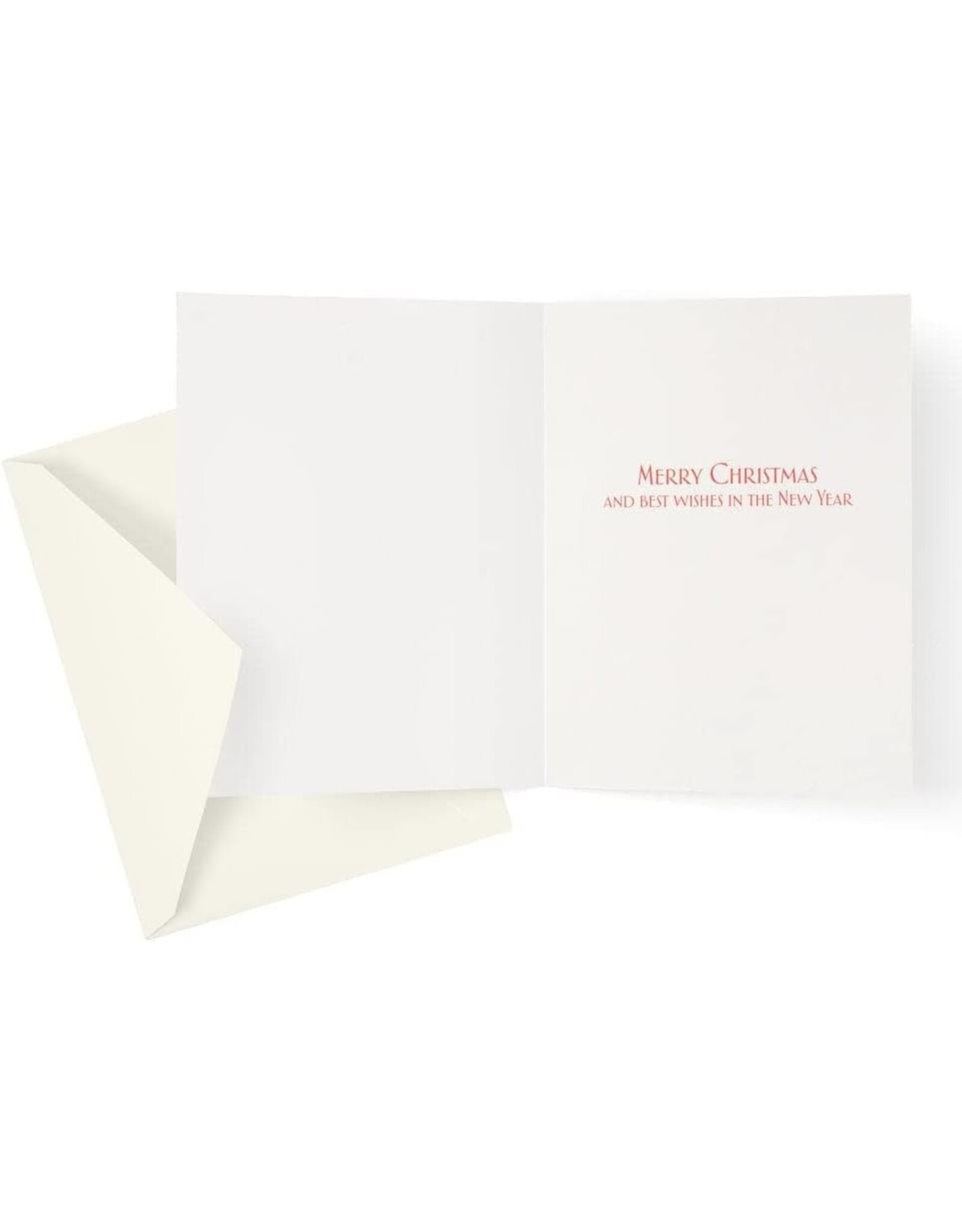 Caspari Boxed Christmas Cards 15pk Safari Tree