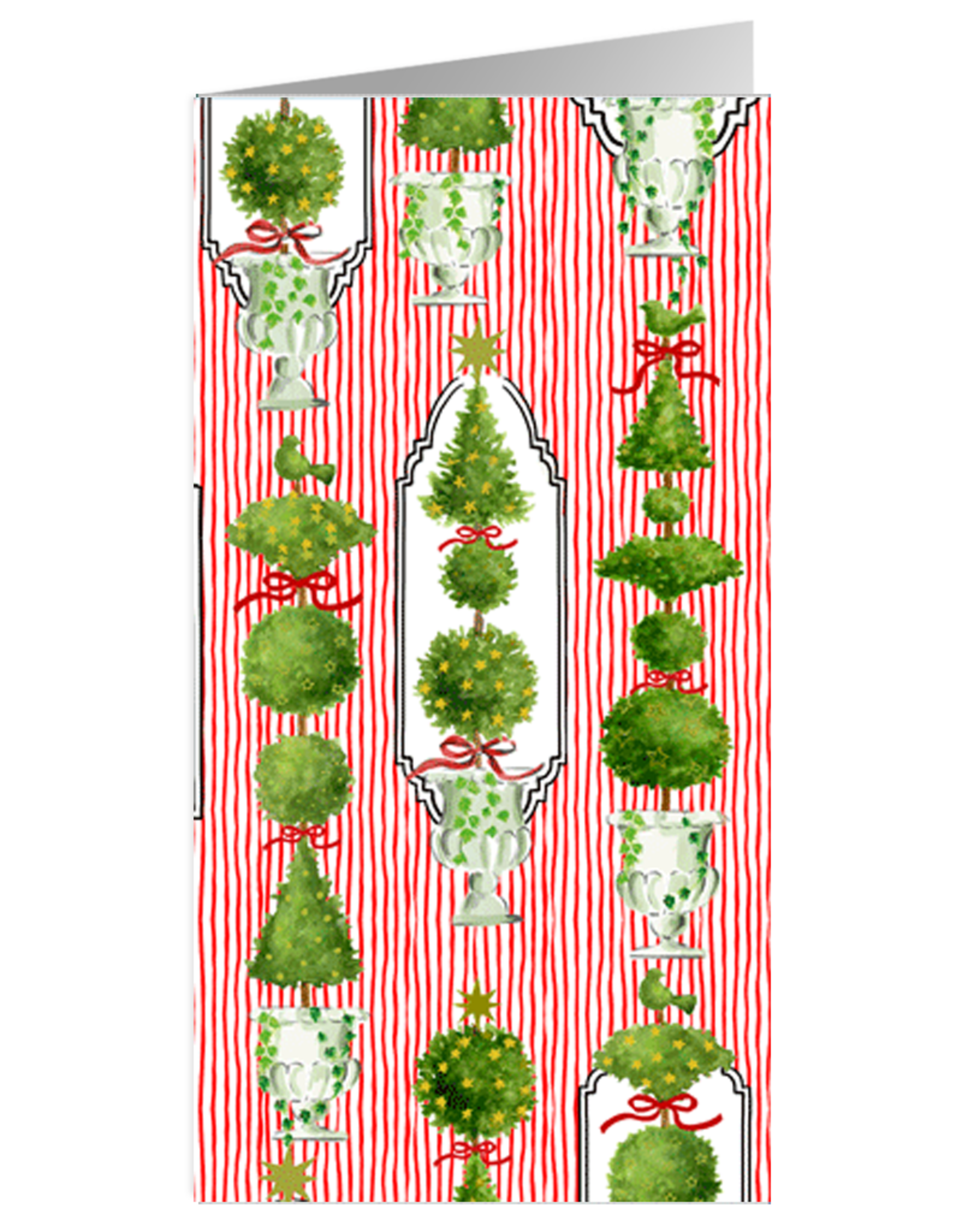 Caspari Christmas Money Holder Card 1ct Eloise Money Card