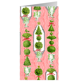 Caspari Christmas Money Holder Card 1ct Eloise Money Card