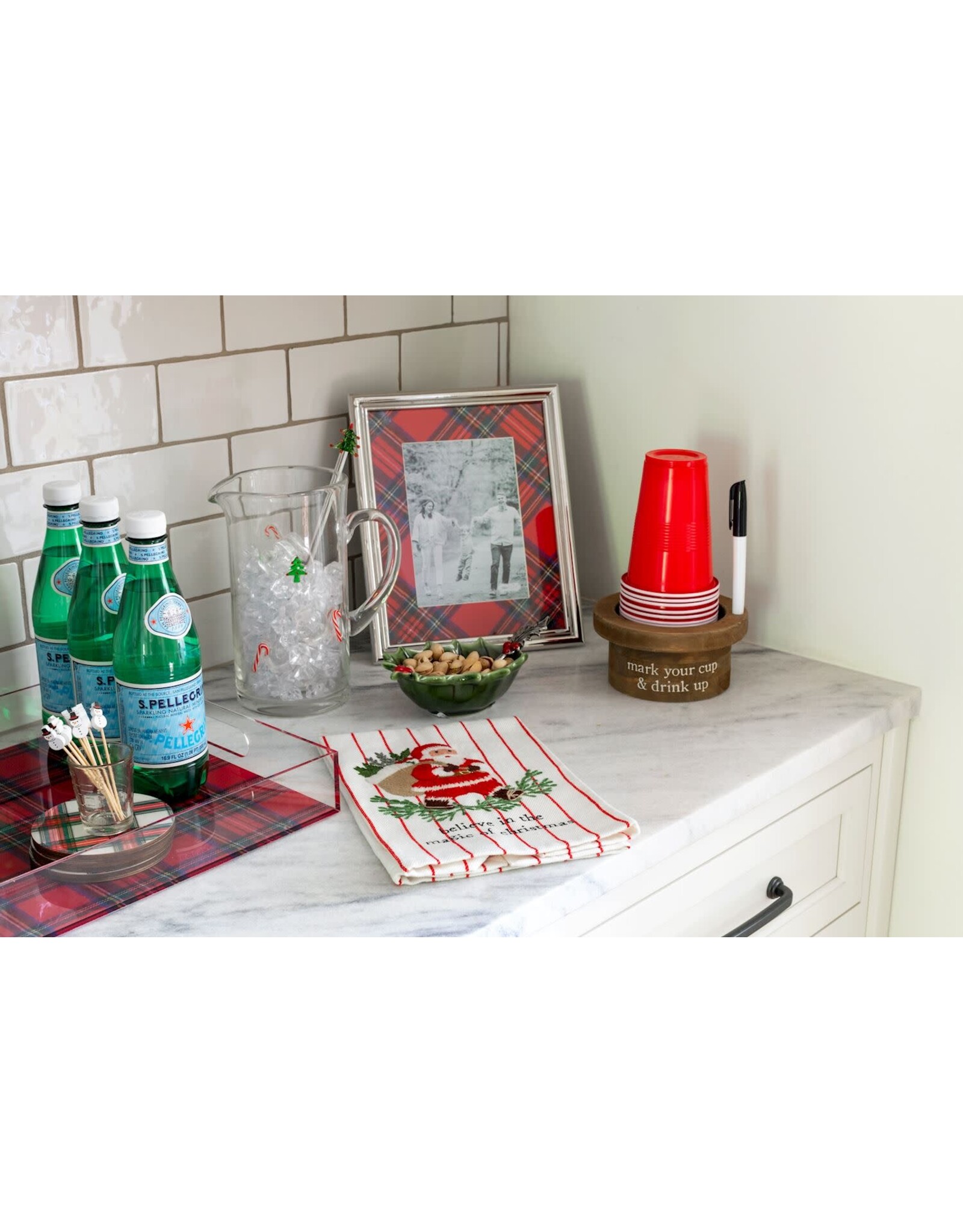 Mud Pie Mark Your Cup | Disposable Cup Holder And Marker Set