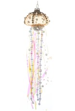 Kurt Adler Glass Jellyfish Ornament Nautical Sea Life - AM