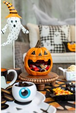Mud Pie Halloween Candy Container Open Mouth Ghost Musical w Lights