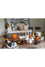 Mud Pie Halloween Candy Container Open Mouth Ghost Musical w Lights