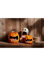 Mud Pie Halloween Candy Container Open Mouth Ghost Musical w Lights