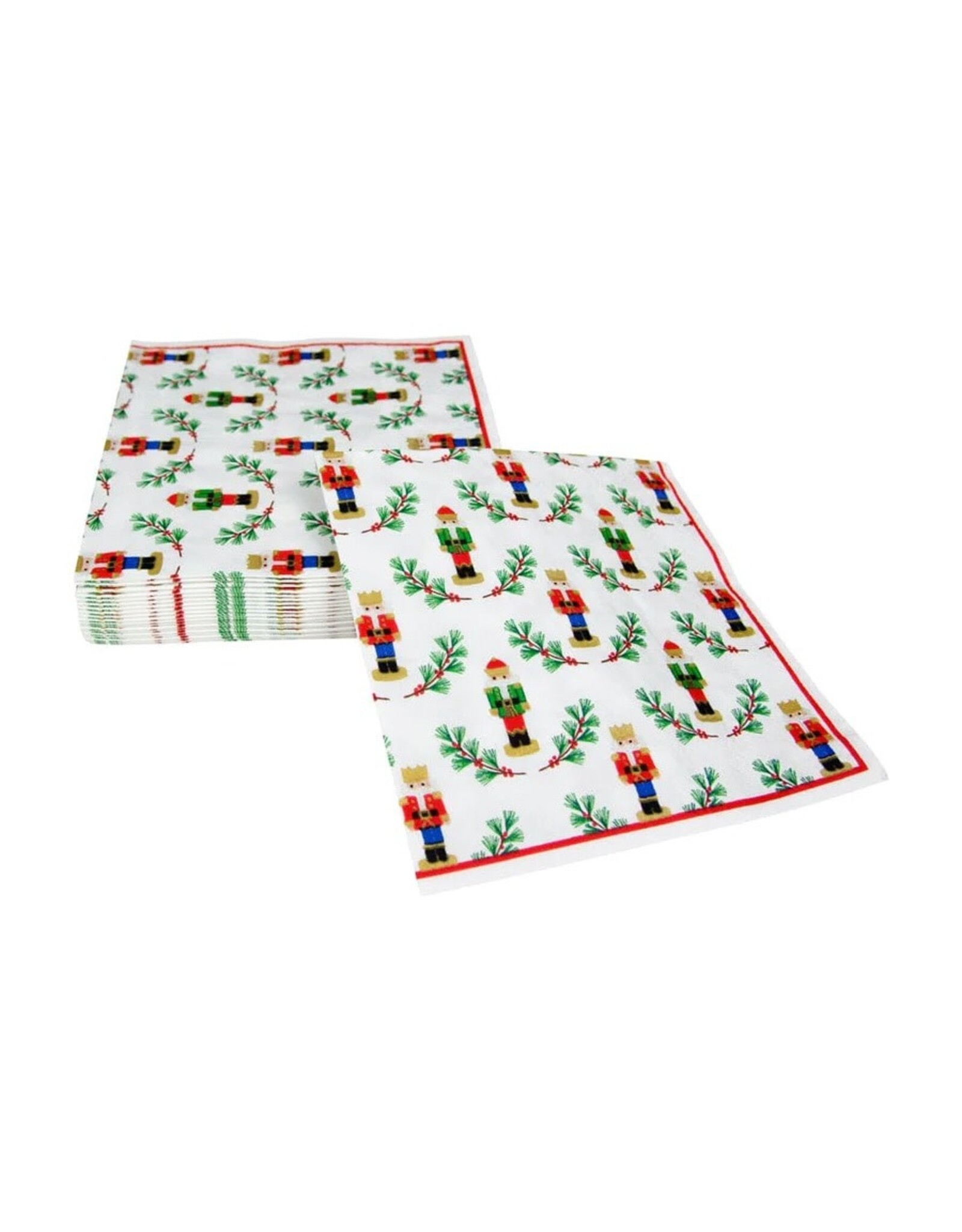 Caspari Christmas Paper Lunch Napkins 20pk Little Nutcracker