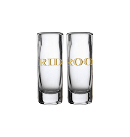 Slant Bride and Groom Shot Glasses Set