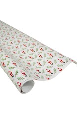 Caspari Christmas Gift Wrapping Paper 8ft Little Santas