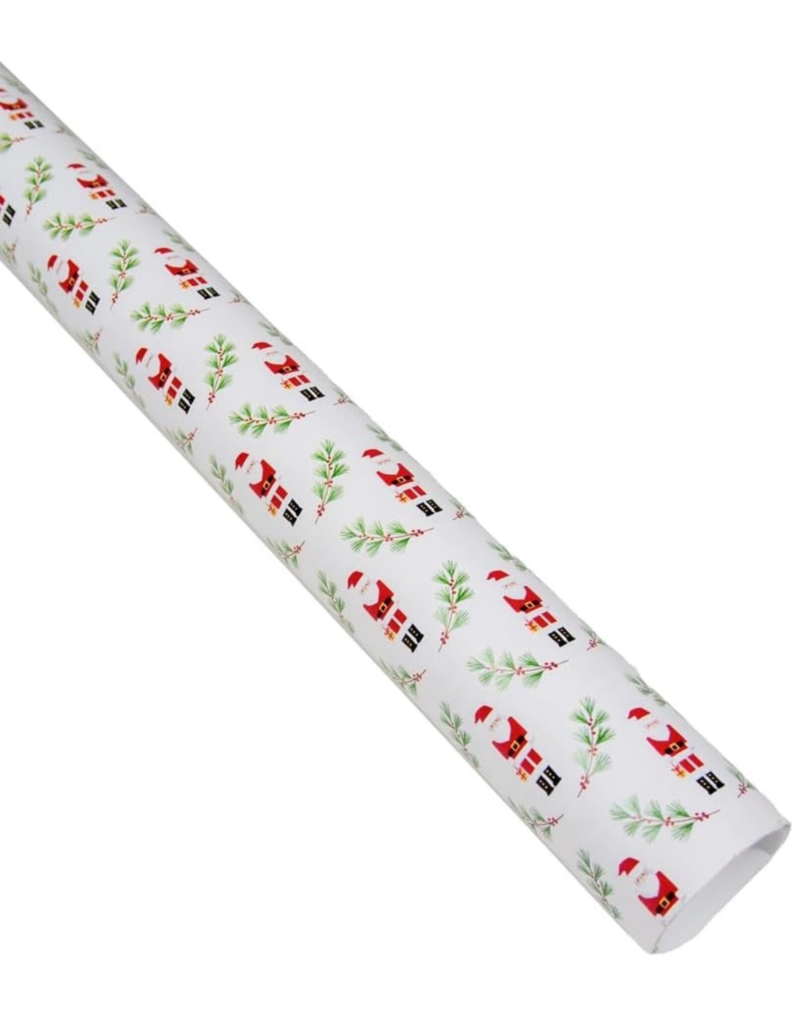 Caspari Christmas Gift Wrapping Paper 8ft Little Santas