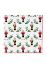 Caspari Christmas Paper Cocktail Napkins 20pk Little Nutcrackers