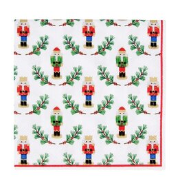 Caspari Christmas Paper Cocktail Napkins 20pk Little Nutcrackers