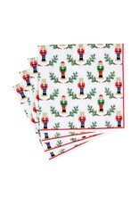 Caspari Christmas Paper Cocktail Napkins 20pk Little Nutcrackers